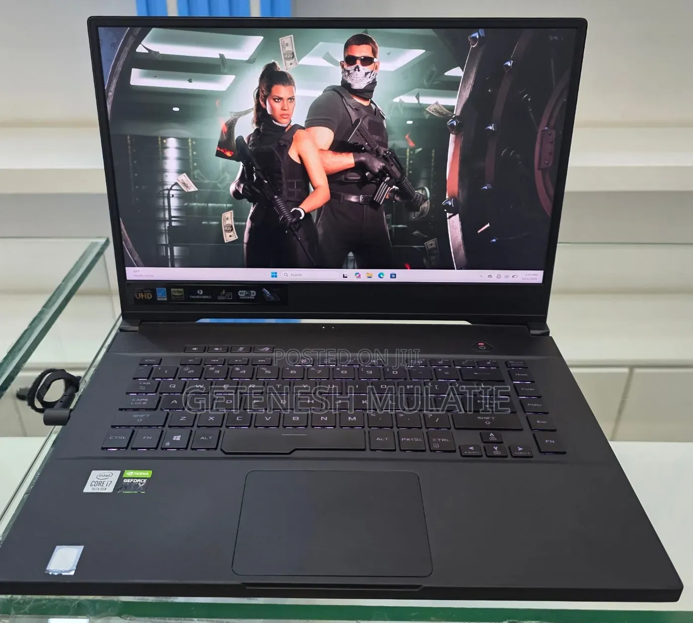 New Laptop Asus ROG Zephyrus M15 GU502LU 16GB Intel Core i7 SSD 512GB