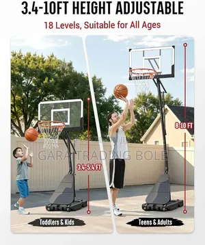 Bring the Court Home: Premium Adjustable Basketball Stand