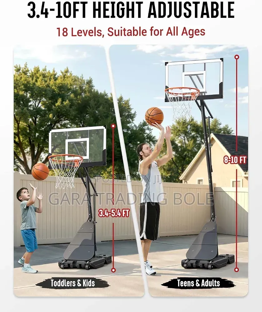 Bring the Court Home: Premium Adjustable Basketball Stand