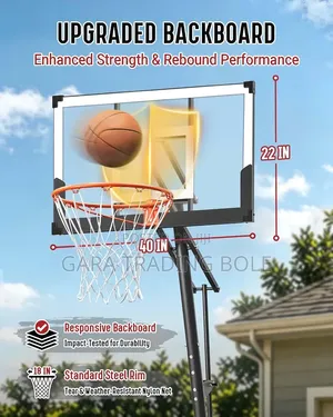 Bring the Court Home: Premium Adjustable Basketball Stand