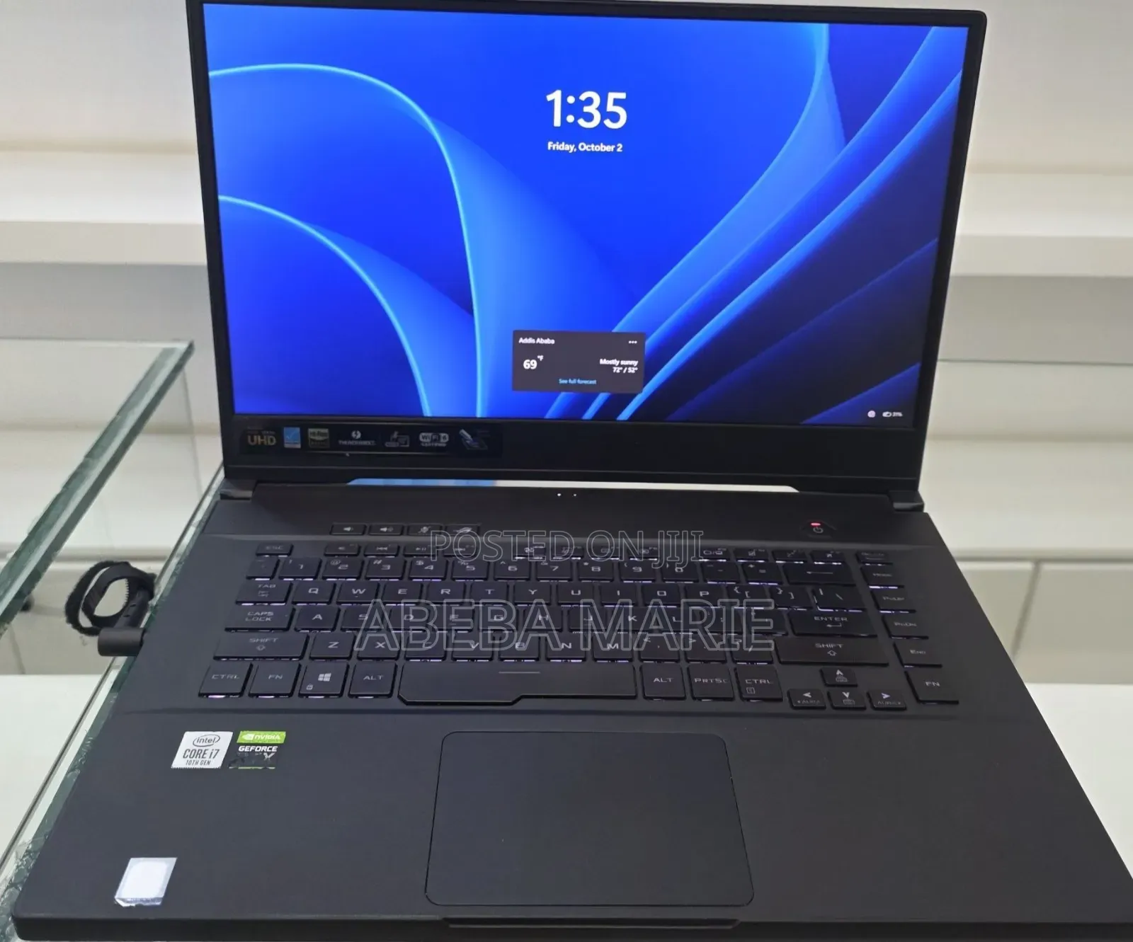 New Laptop Asus ROG Zephyrus G15 16GB Intel Core i7 SSD 512GB