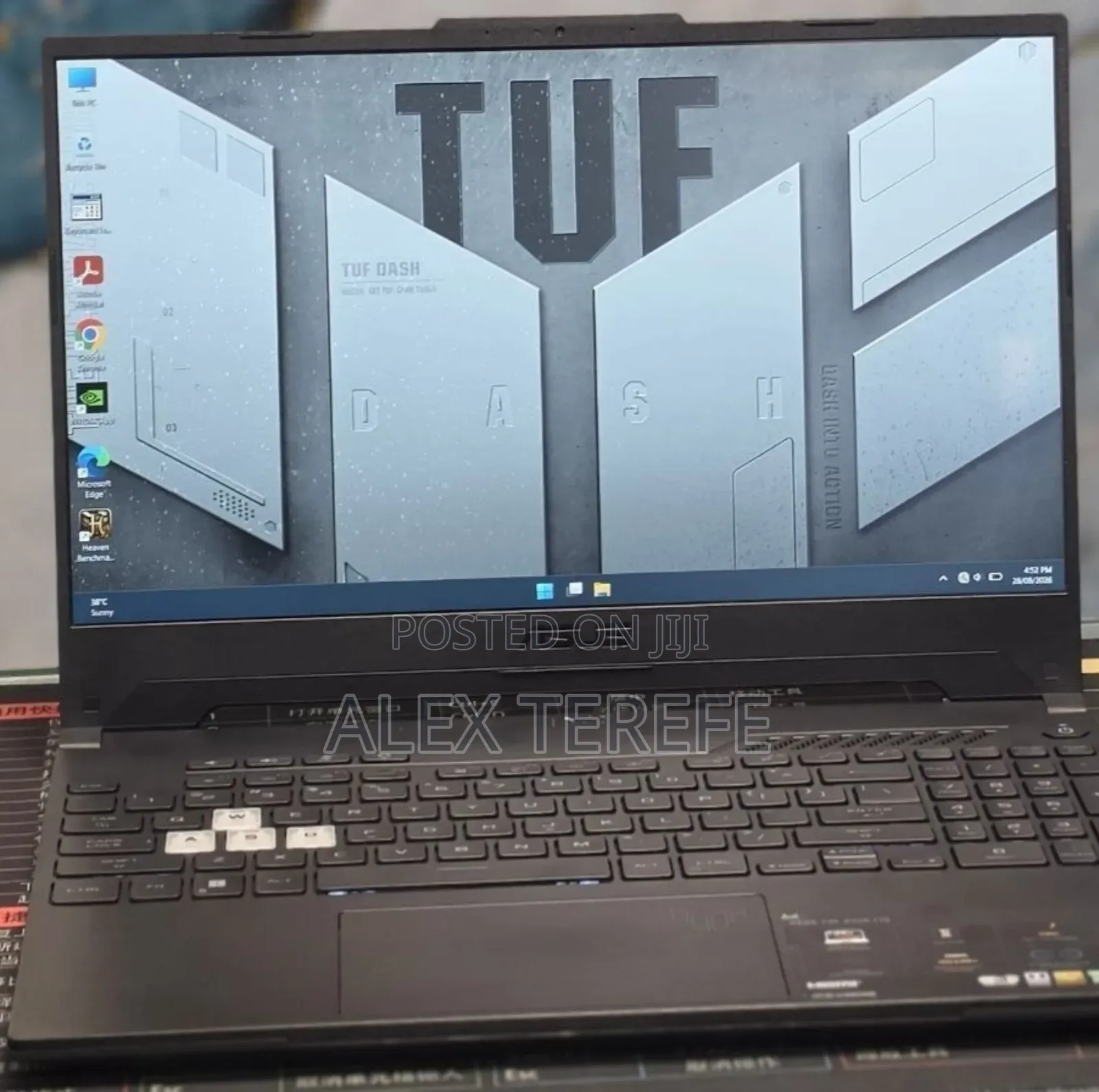 New Laptop Asus TUF Dash F15 16GB Intel Core i7 SSD 512GB