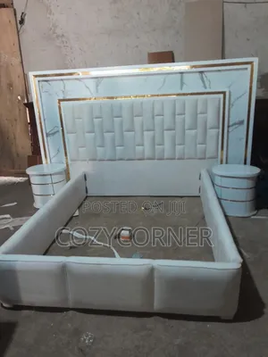 Workshop Pic of 1.50 Meter Bed With Unique Looking. አልጋ