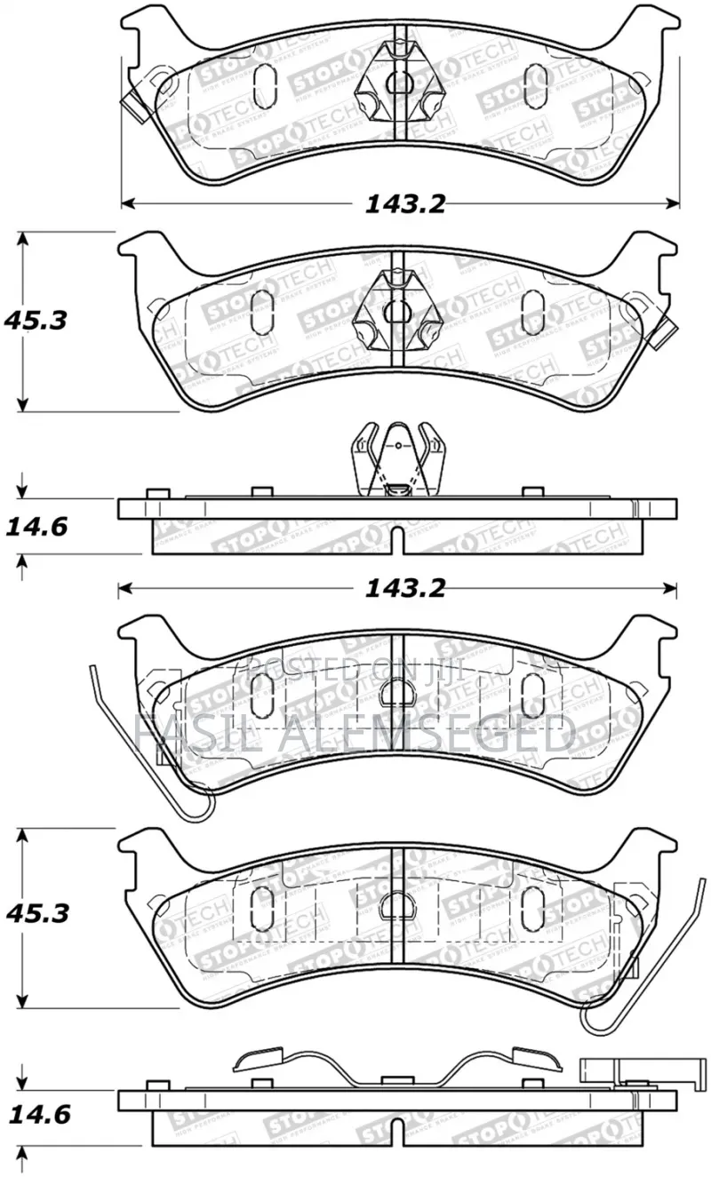 Jeep Rare Brake Pads