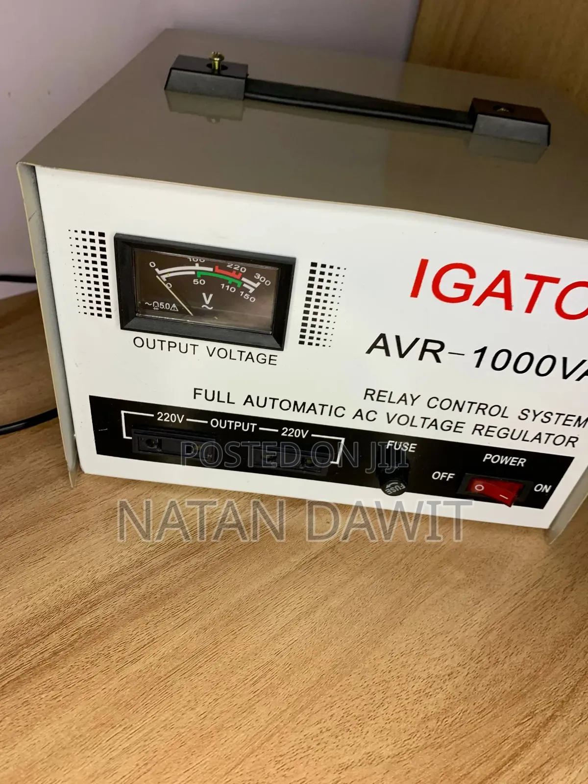 IGATO AVR-1000VA Automatic AC Voltage Regulator (Stabilizer)