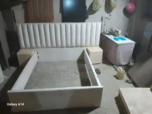 Workshop Picture of 1.50 Meter Bed With Simplicity. አልጋ