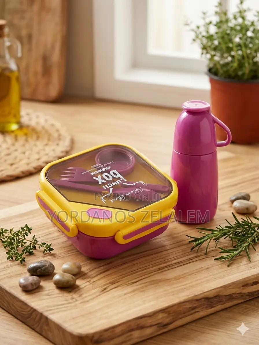 Lunch Box With Water Bottle