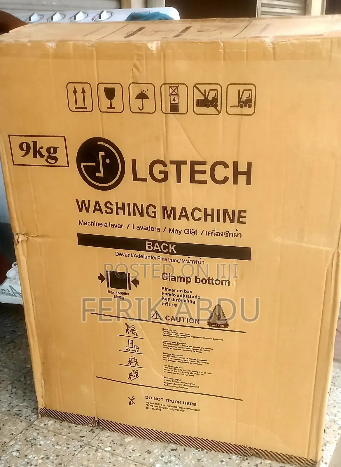 LG 9kg Wasing Machine