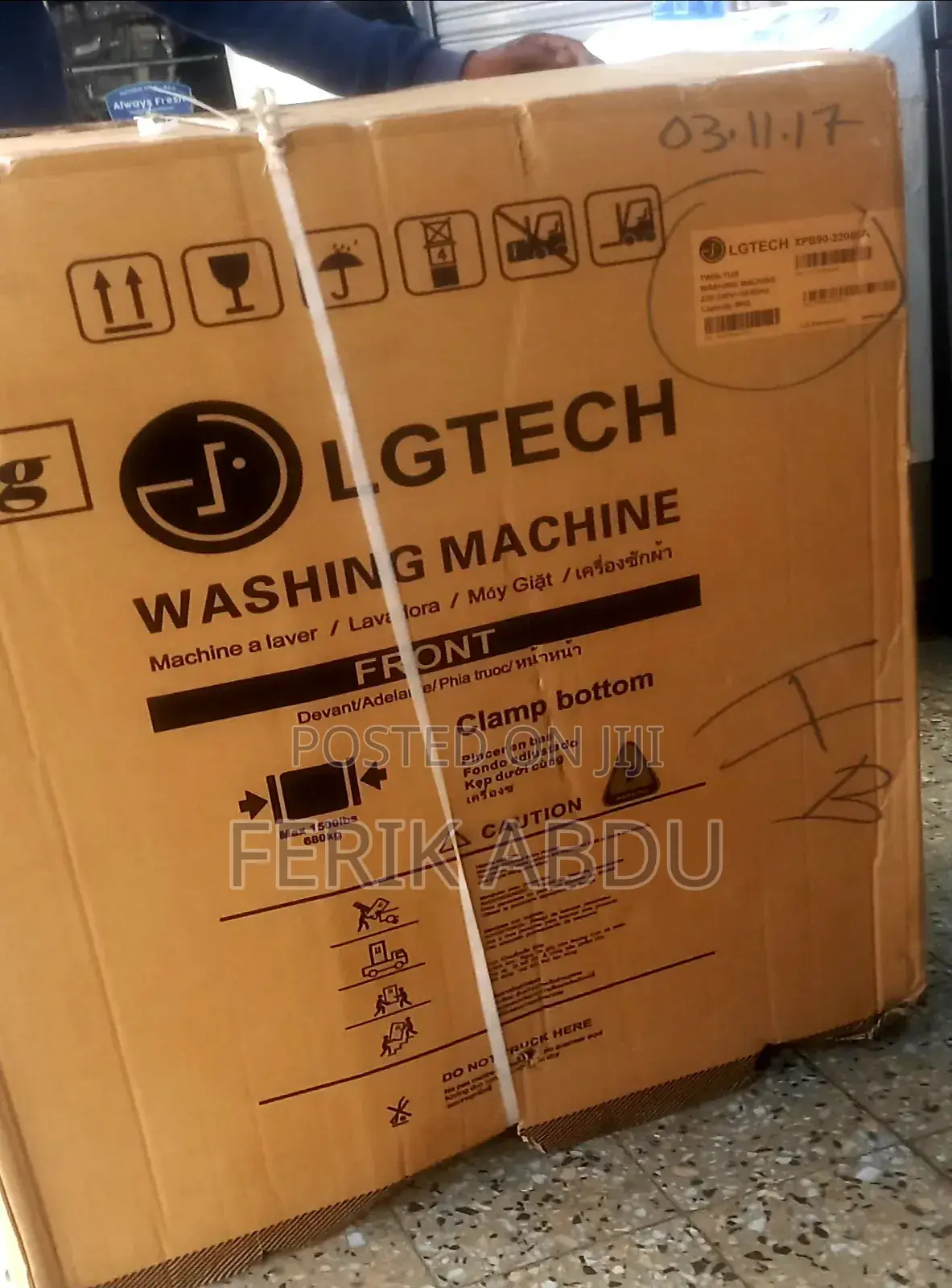 LG 9kg Wasing Machine