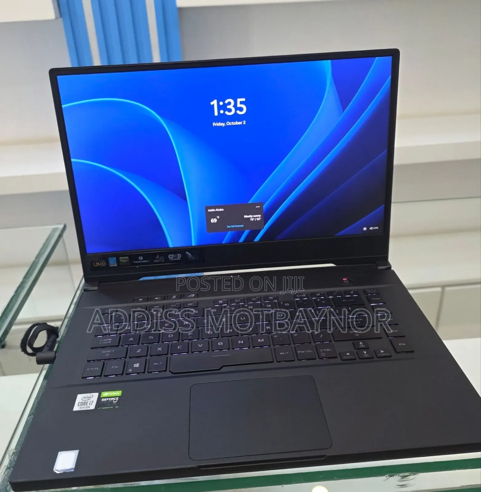 New Laptop Asus ROG Zephyrus G15 16GB Intel Core i7 SSD 512GB