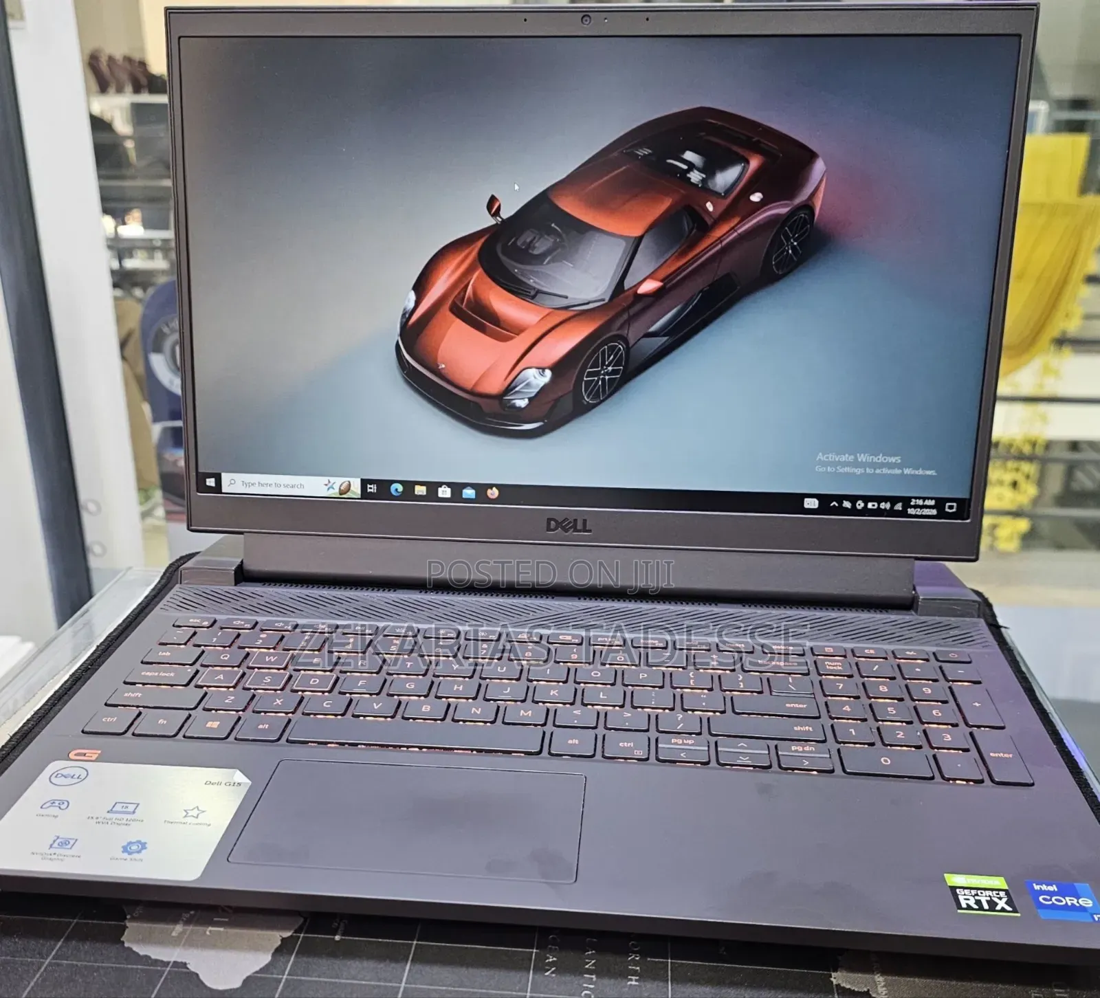 New Laptop Dell G15 5510 16GB Intel Core i7 SSD 16 GB
