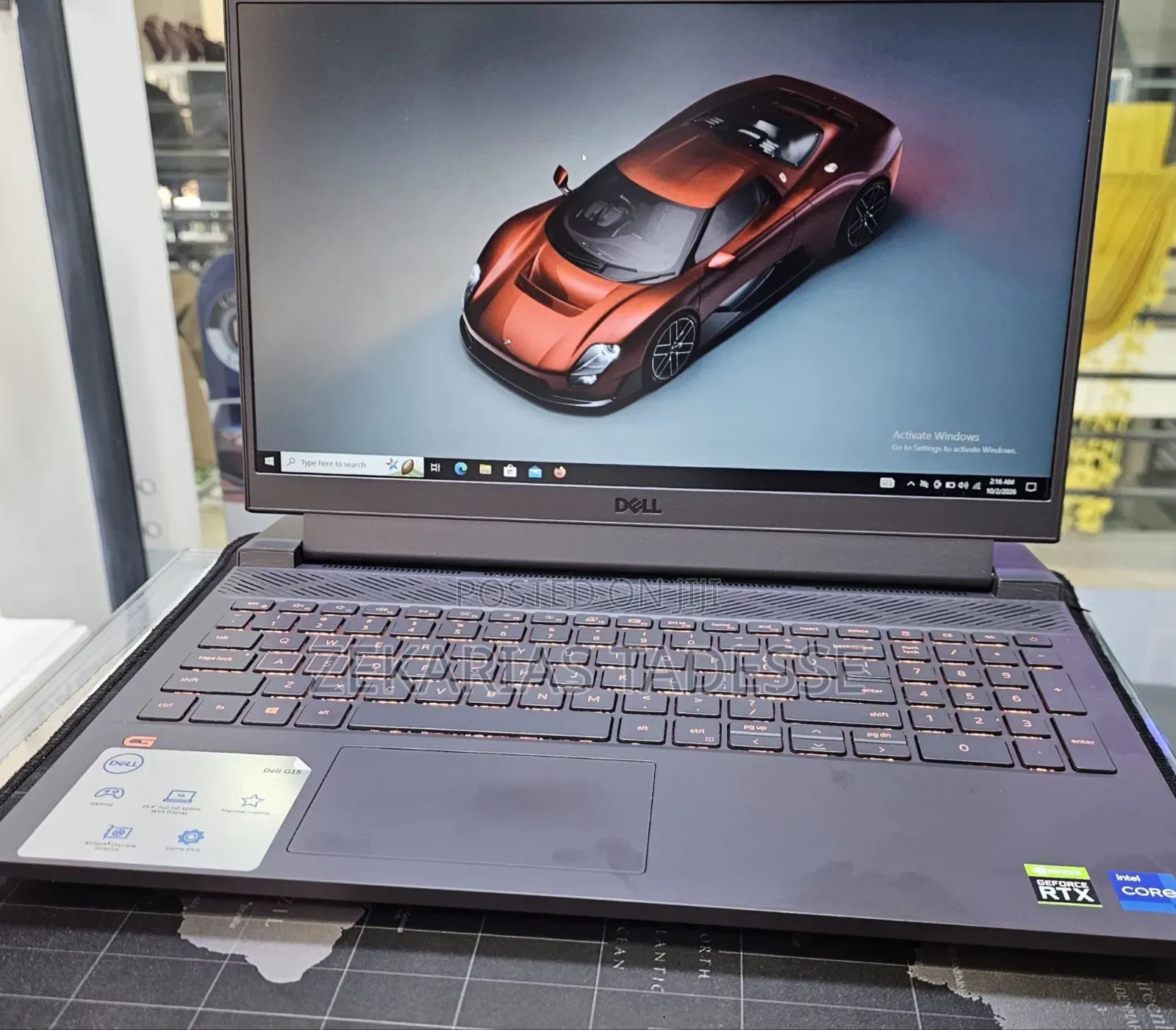 New Laptop Dell G15 5510 16GB Intel Core i7 SSD 16 GB
