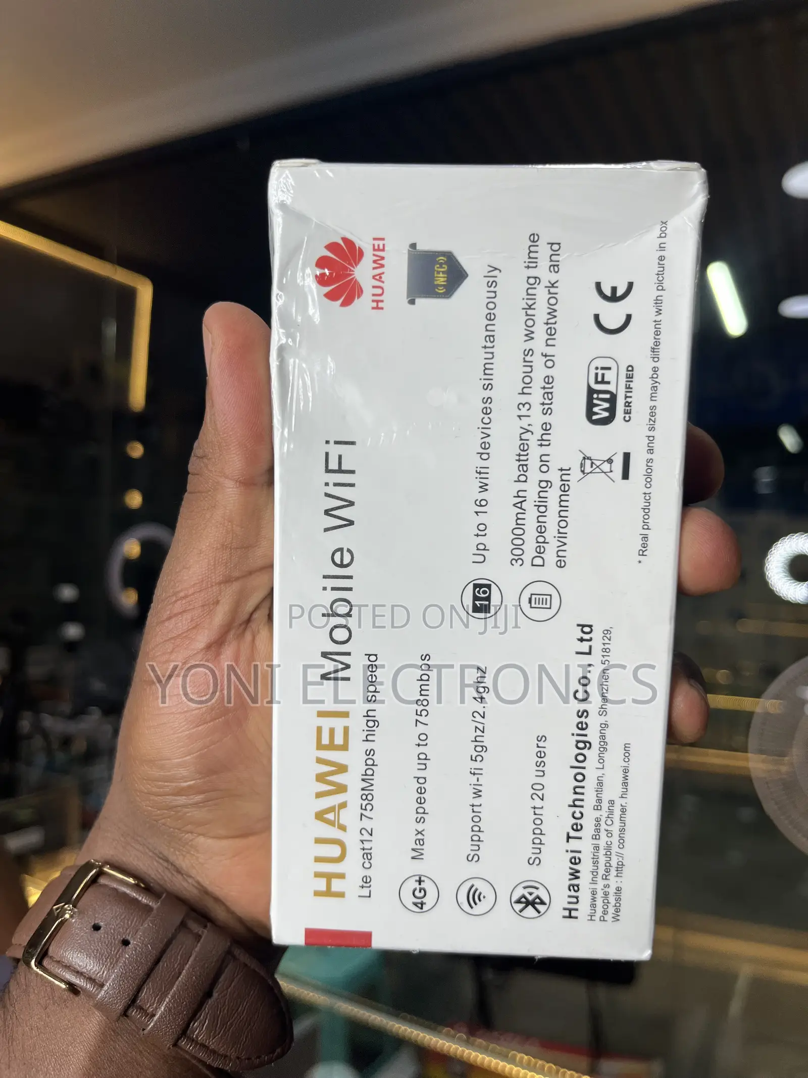 HUAWEI Mobile WiFi Elite 5 (LTE CAT12 Portable Pocket Router)