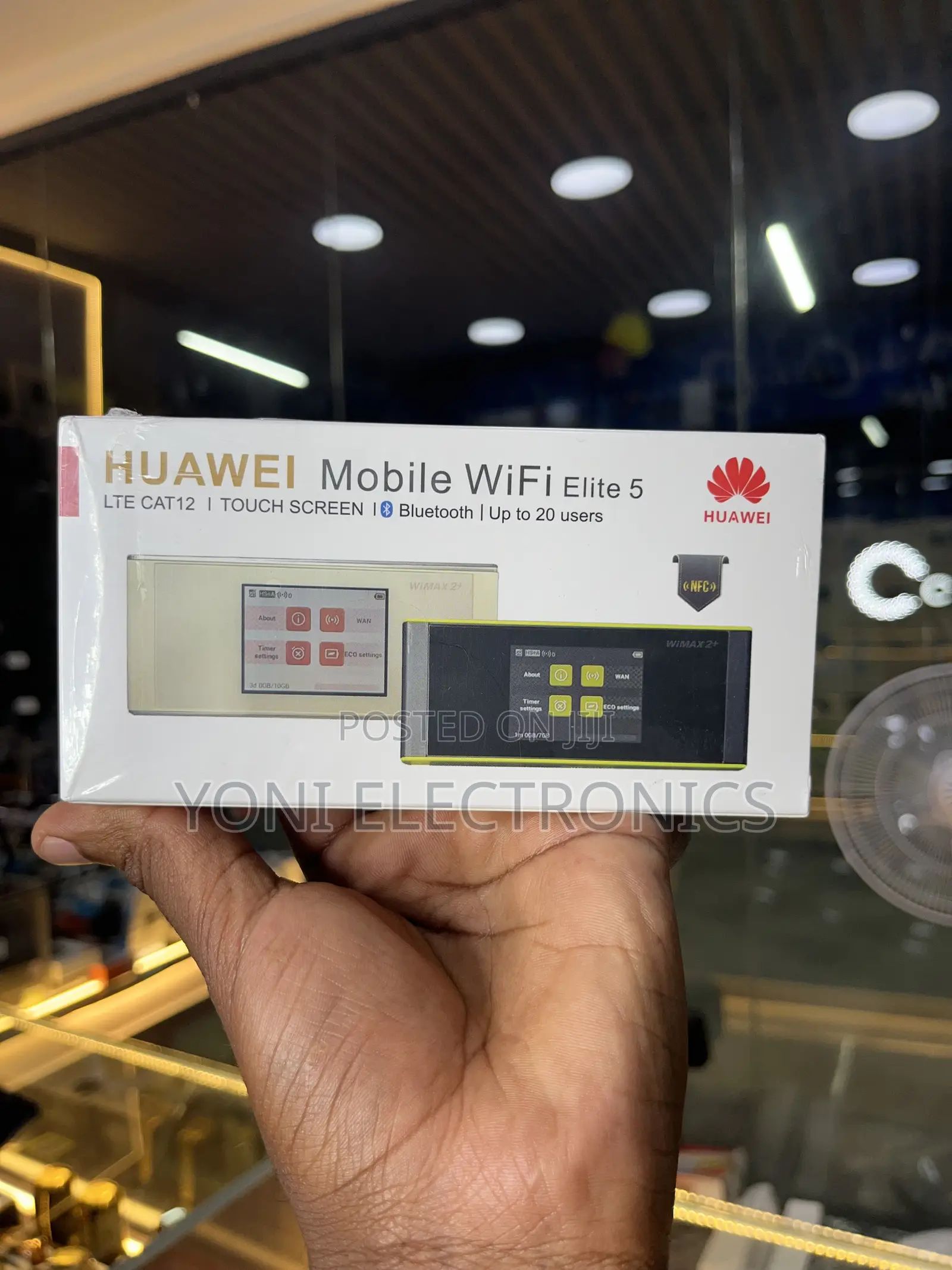 HUAWEI Mobile WiFi Elite 5 (LTE CAT12 Portable Pocket Router)