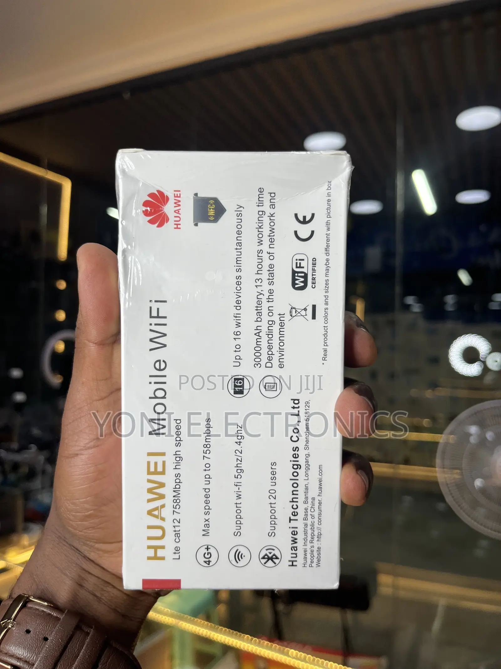 HUAWEI Mobile WiFi Elite 5 (LTE CAT12 Portable Pocket Router)