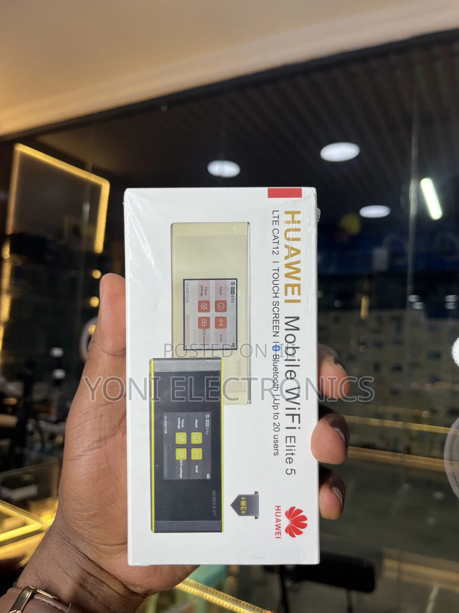 HUAWEI Mobile WiFi Elite 5 (LTE CAT12 Portable Pocket Router)