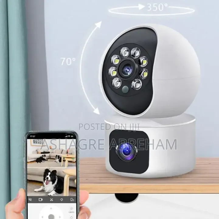 Double Lens 4G CCTV Camera