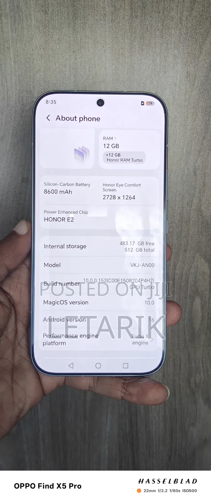 New Honor 600 512 GB Blue