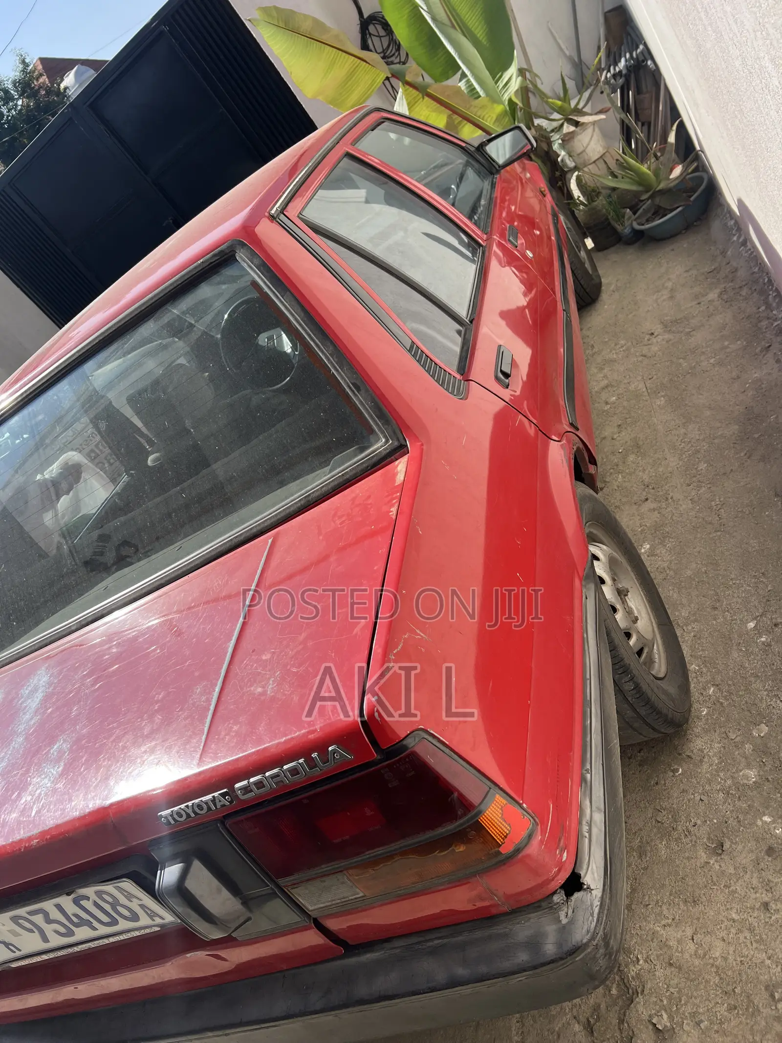 Toyota Corolla 1986 Red