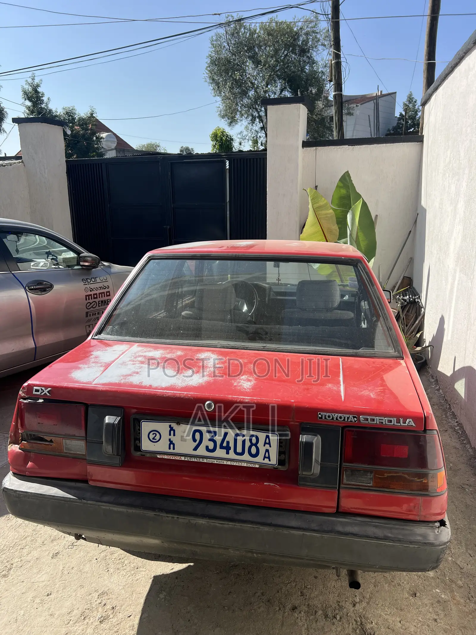 Toyota Corolla 1986 Red