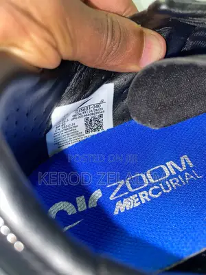 Nike Air Zoom Mercurial Vapor 15 Football Cleats – Black/Blue
