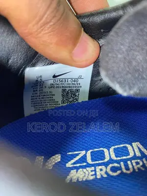 Nike Air Zoom Mercurial Vapor 15 Football Cleats – Black/Blue