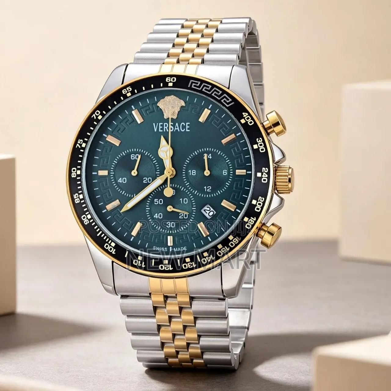 Silver Versace Watch