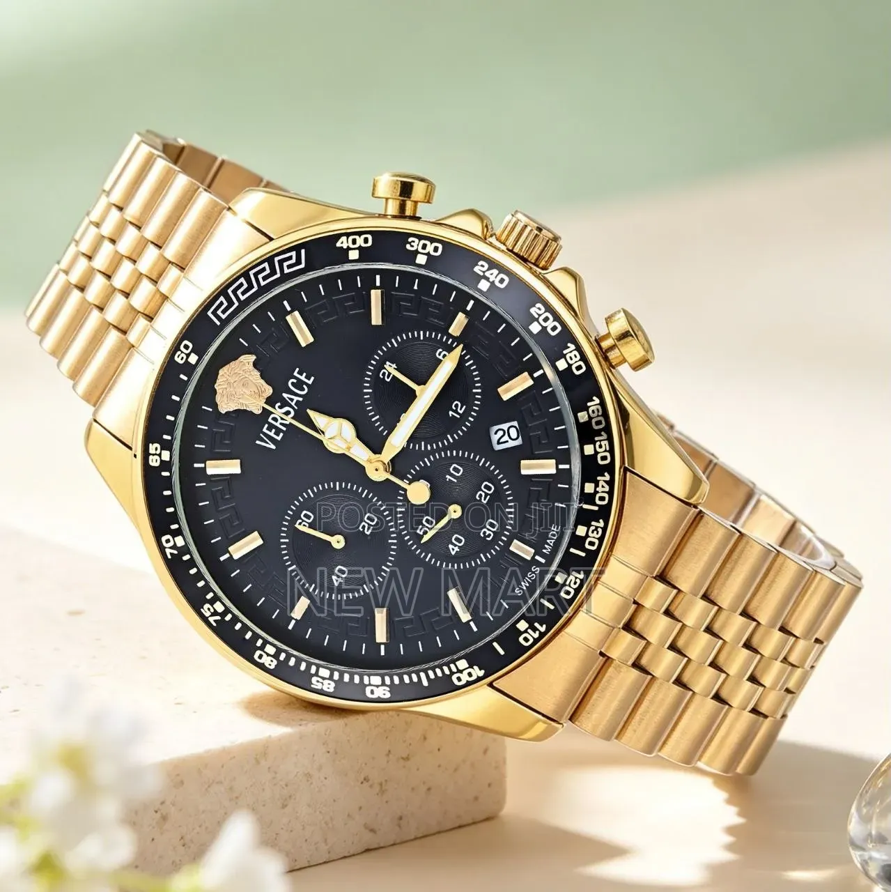 Versace Greca Chrono Wave Chronograph Watch