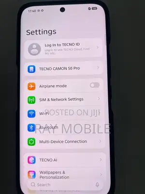 New Tecno Camon 50 Pro 256 GB Black