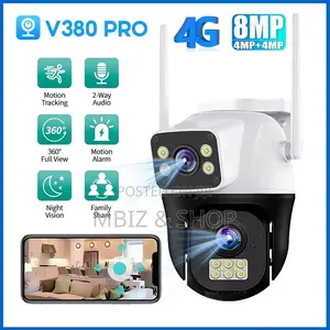 4G Dual Lens Smart CCTV Camera
