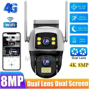 4G Dual Lens Smart CCTV Camera