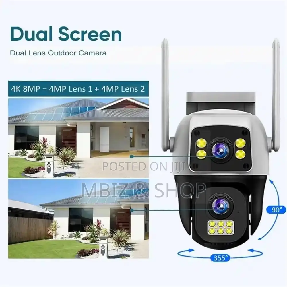 4G Dual Lens Smart CCTV Camera