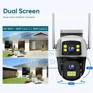 4G Dual Lens Smart CCTV Camera