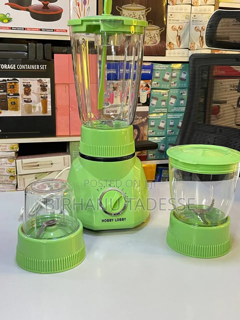 Hobby Lobby 3 in 1 Blender የጁስ መፋጫ