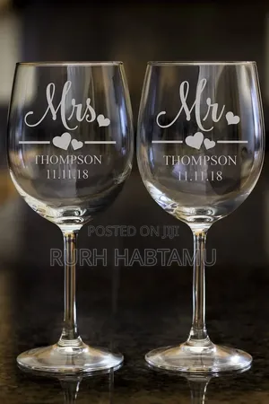 Custom Rhinestone Wine Glass