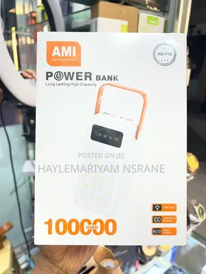 Original AMI AM-P10 100000mAh Heavy Duty Power Bank Built-In