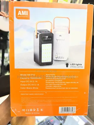 Original AMI AM-P10 100000mAh Heavy Duty Power Bank Built-In