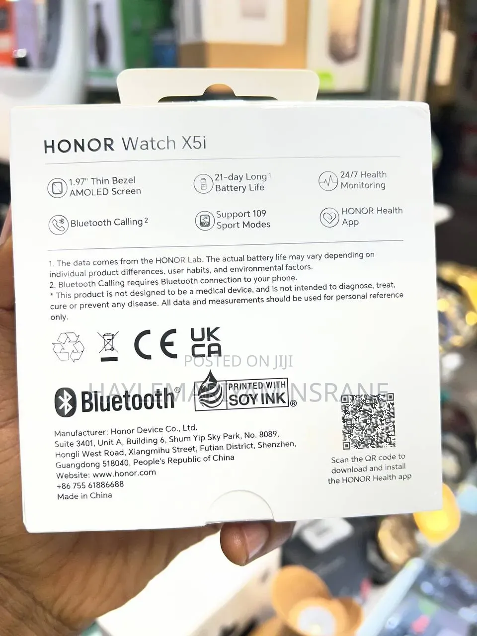 Original HONOR Watch X5i Smartwatch 1.97" AMOLED 21-Day Battery
