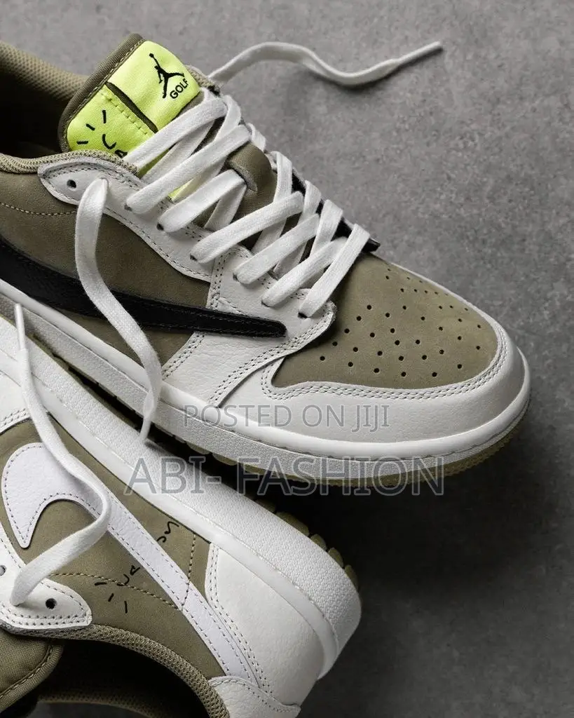 Air Jordan 1Low Golf X Travis Scott “Neutral Olive”