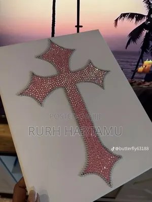Custom Rhinestone Canvas Art