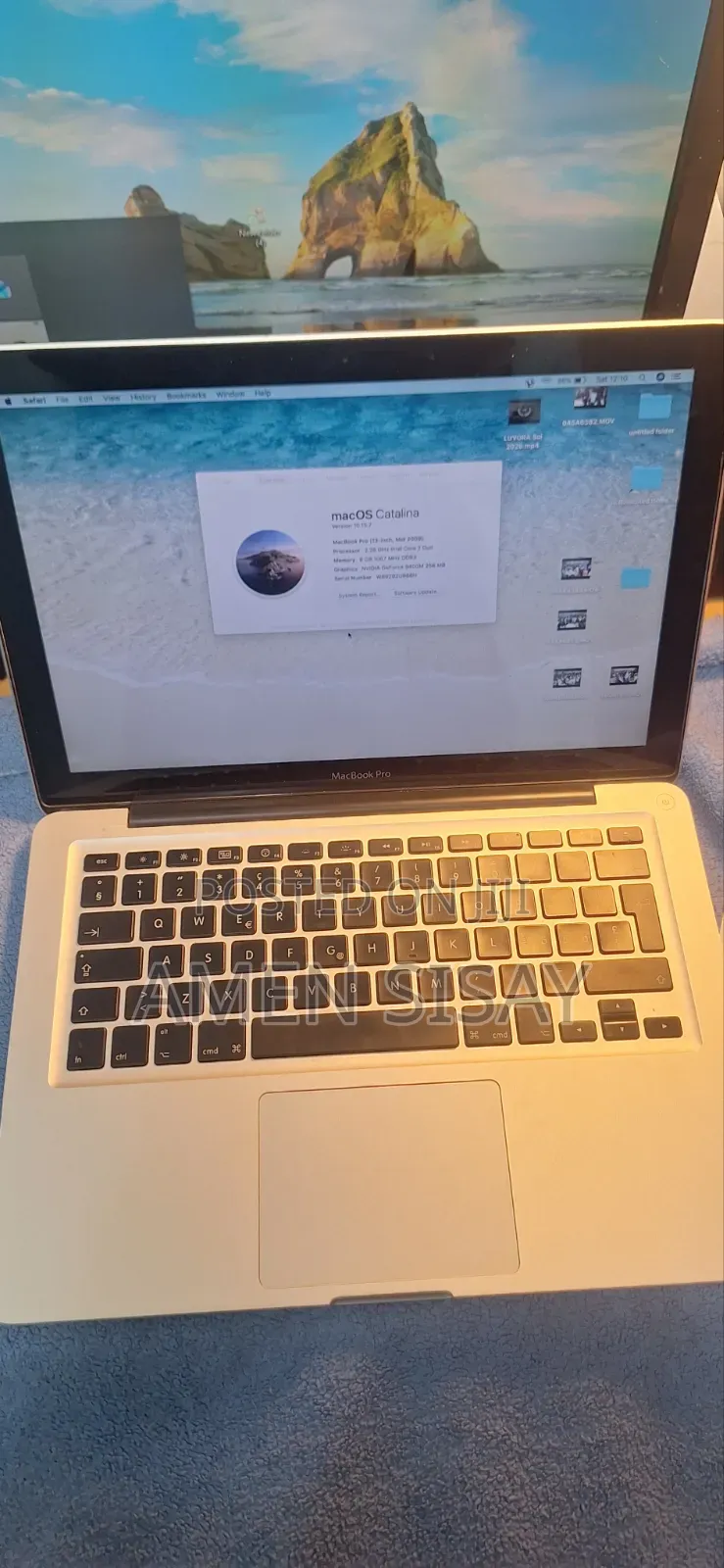 Laptop Apple MacBook Pro 2009 8GB Intel Core 2 Duo HDD 250GB