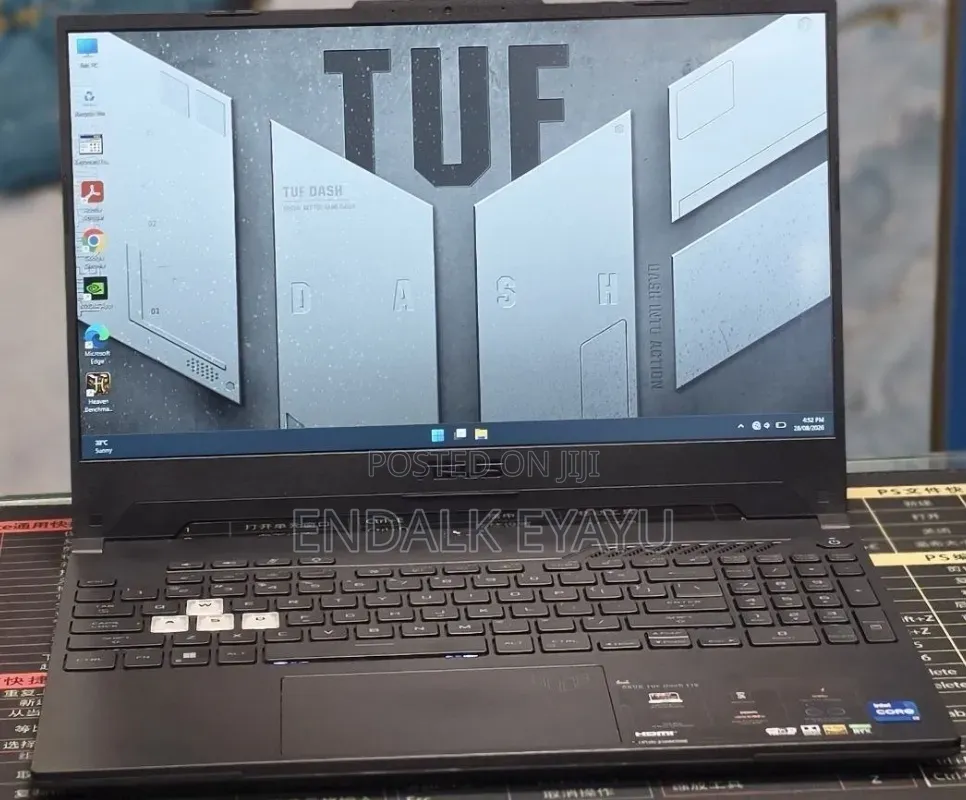 New Laptop Asus TUF Dash F15 16GB Intel Core i7 SSD 512GB