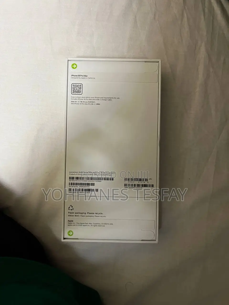 New Apple iPhone 18 Pro Max 512 GB