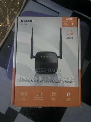 D-Link Wireless N300 Modem Wifi Router+ADSL2