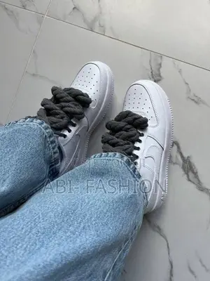 Nike Air Force 1 White “Rope Laces Green”