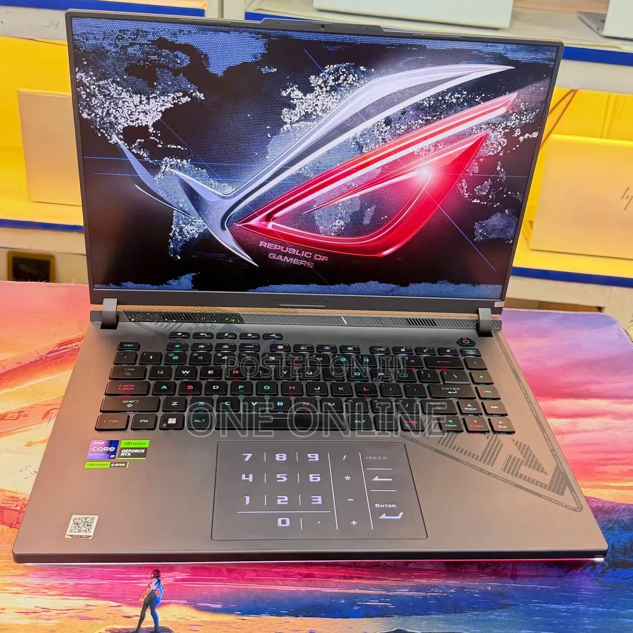 New Laptop Asus ROG Strix G15 16GB Intel Core i9 SSD 1T