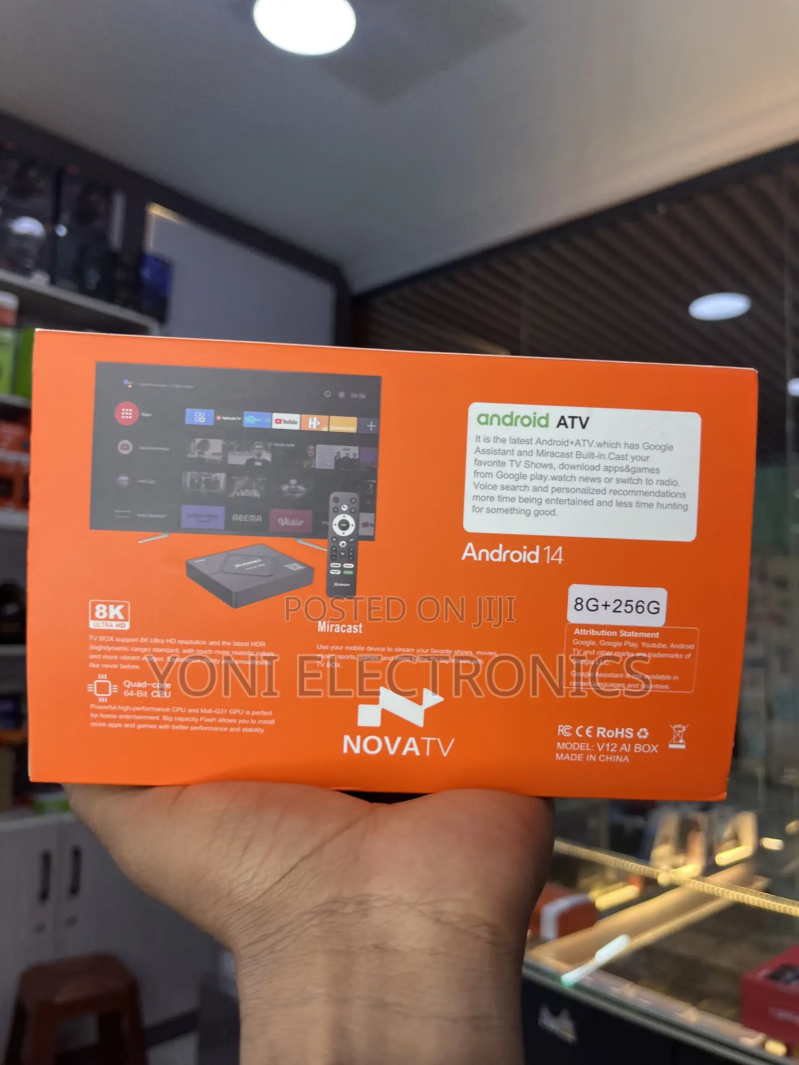 XCruiser V12 AI Box Android TV Box