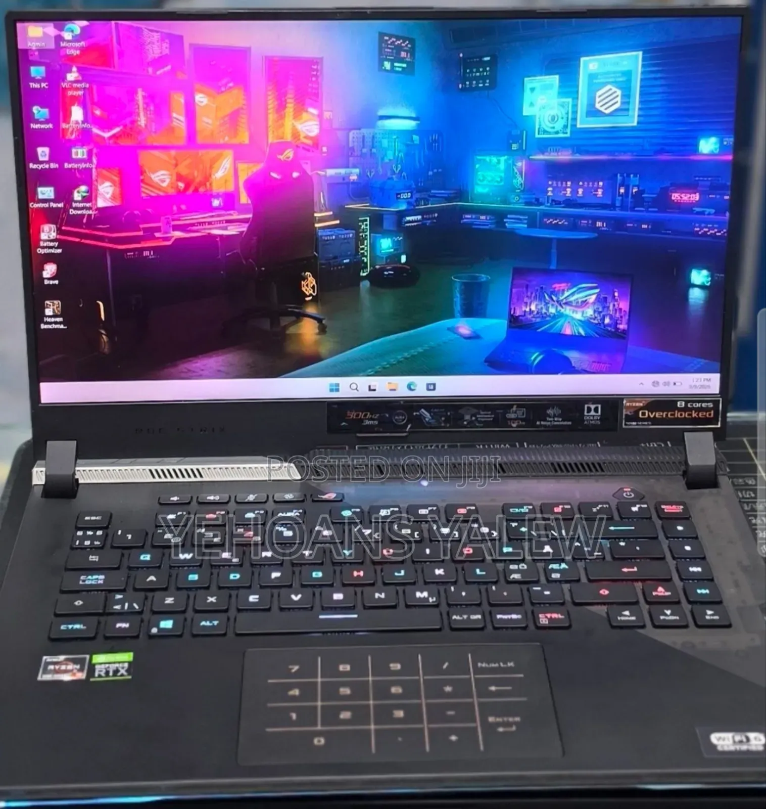 New Laptop Asus ROG Strix G16 G614 32GB AMD Ryzen 9 SSD 1T