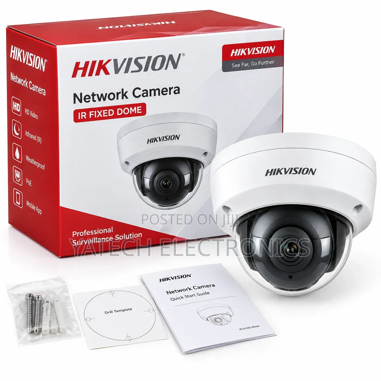 Hikvision IR Fixed Dome Network Camera