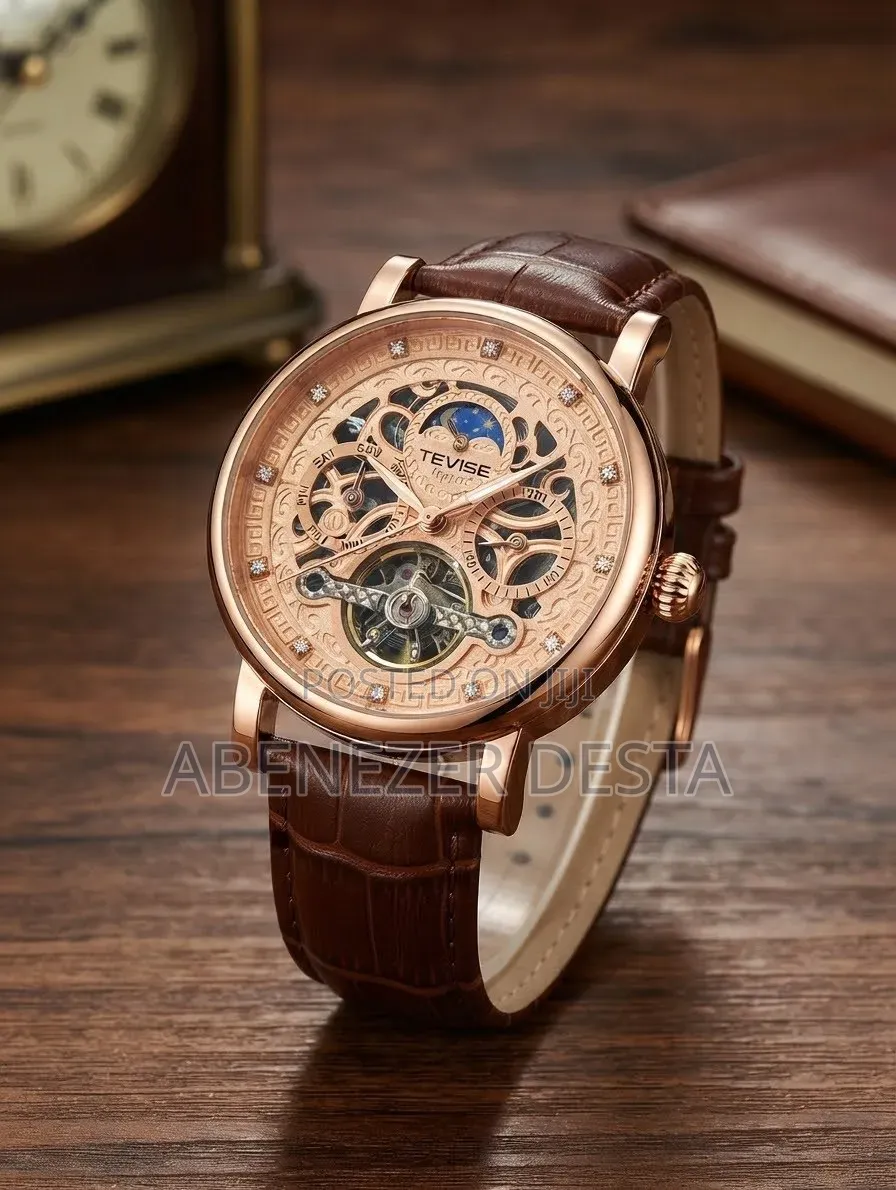 1Tevise Automatic Mechanical Skeleton Watch (Model T867F / Tevise Osca
